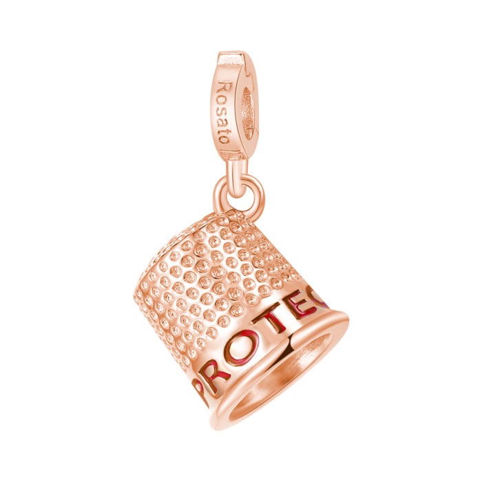 Charms da Donna Argento Rosato ROS RZ128