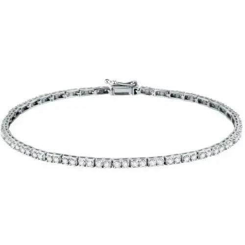 Bracciale Unisex Fogi Carita Oro Bianco Ct 1.96 FO BTF3/9