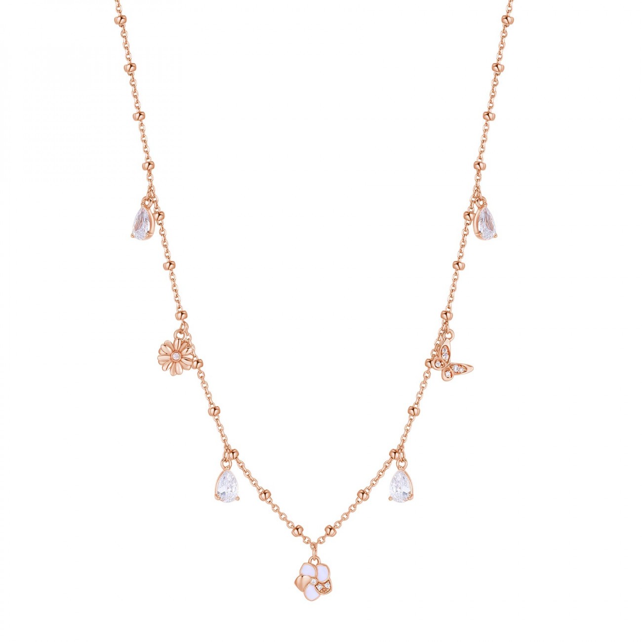 Collana da Donna Argento Rosato ROS RZGA04