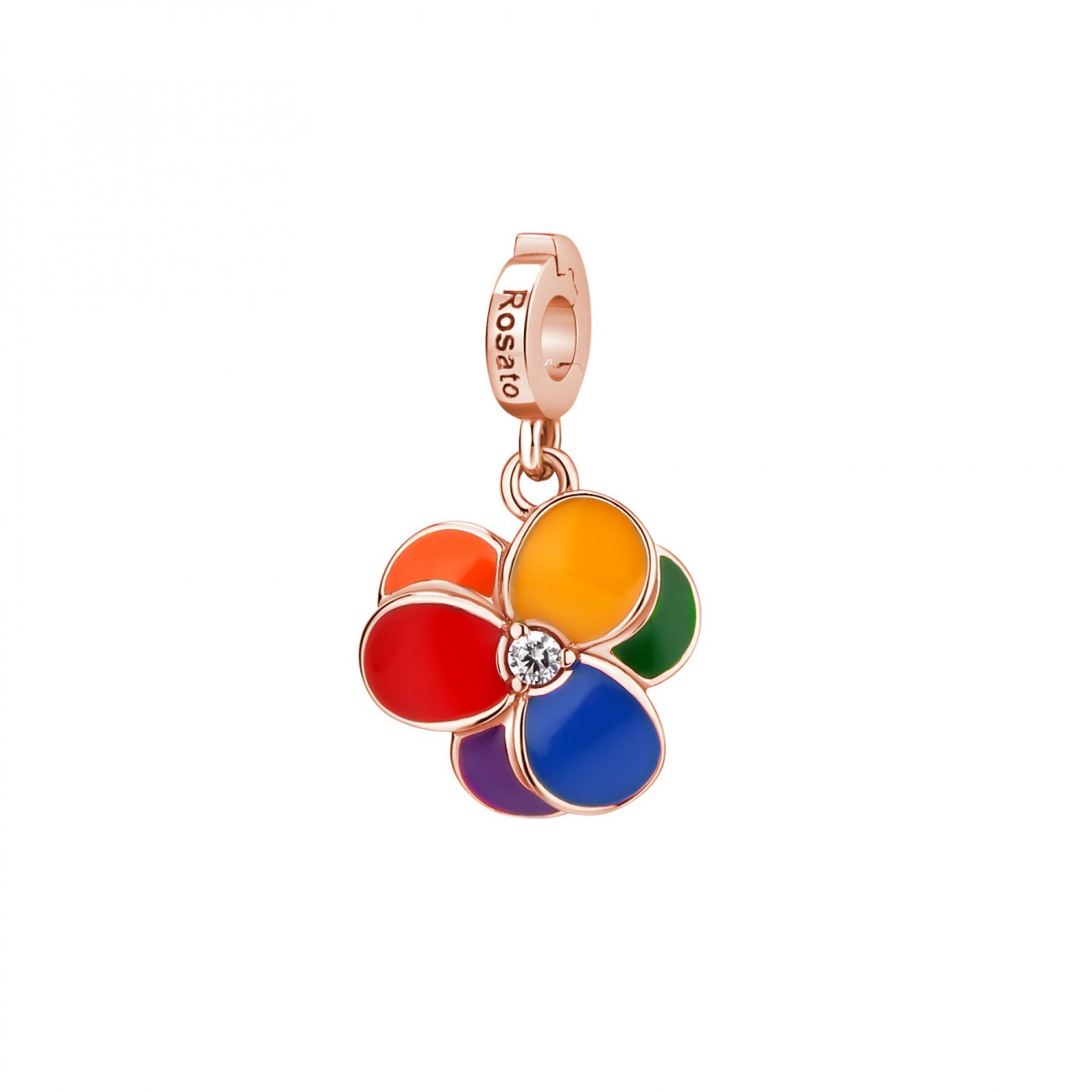 Charms da Donna Argento Rosato ROS RZLE056