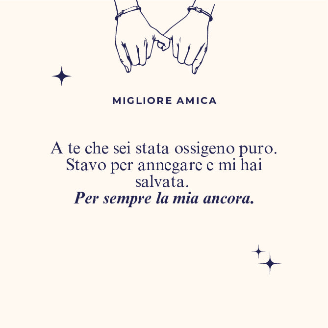 Anello "Legame Indissolubile" – Il Regalo Perfetto per la Migliore Amica